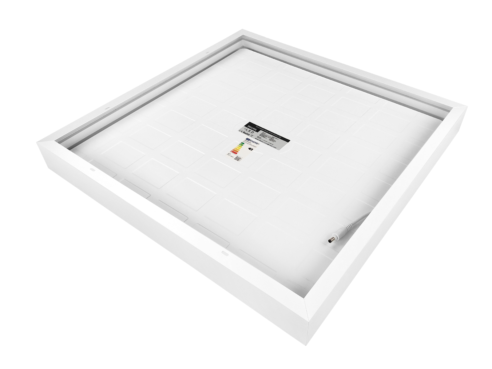 Ramka natynkowa do paneli LED 60x60 6.3cm metal